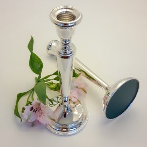 Kandelaar filet dubbele bobes 22cm.