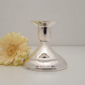 Zilveren kandelaar parel 6,5cm