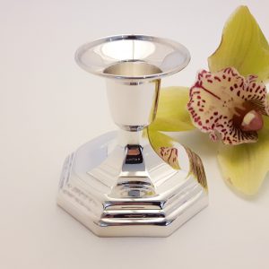 8-kant voet kandelaar 7cm